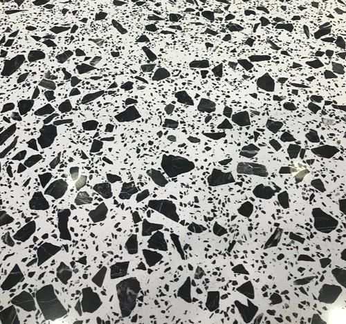 Terrazo Black Elixir Engineered Quartz